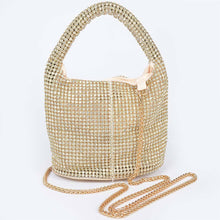 Load image into Gallery viewer, Rhinestone Bucket Bag - Blue
