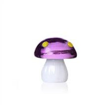 Load image into Gallery viewer, Alice-Purple Mushroom w/Yellow Dots
