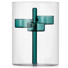 Iris-3 Tealight Candle - Petrol